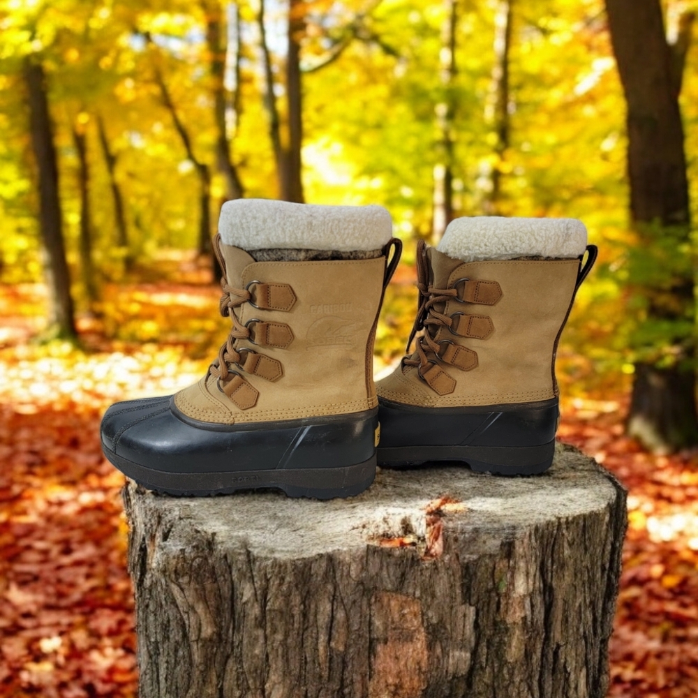 Sorel Caribou II woman's Waterproof, Sherpa size 9 NL1000-220 - Picture 4 of 13